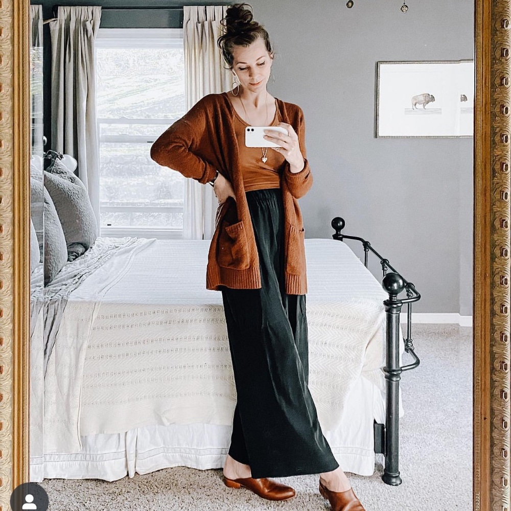 Eileen Fisher Nutmeg Boucle Cotton Cardigan, Medium